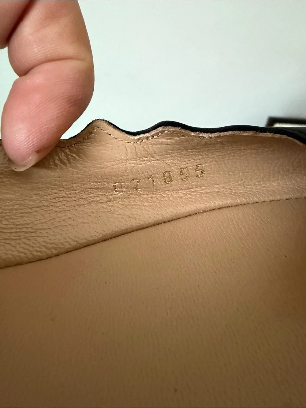 Chloé Lauren Scalloped Ballet Flat Chloe Black Leather Size 39 US 8.5 Designer